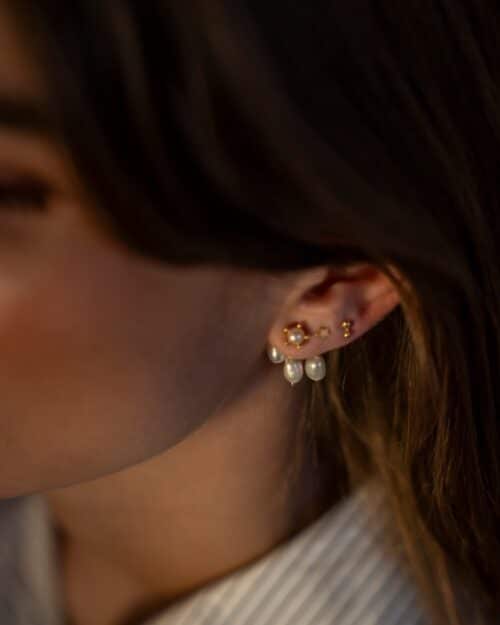 Add-on Pearls Ear Jacket