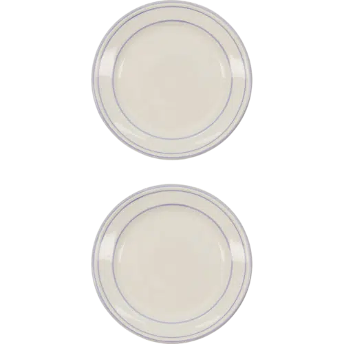 Bistro Lunch Plate Set/2 - Blauw
