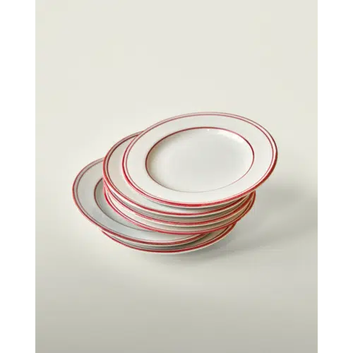 Bistro Lunch Plate Set/2 - Rood