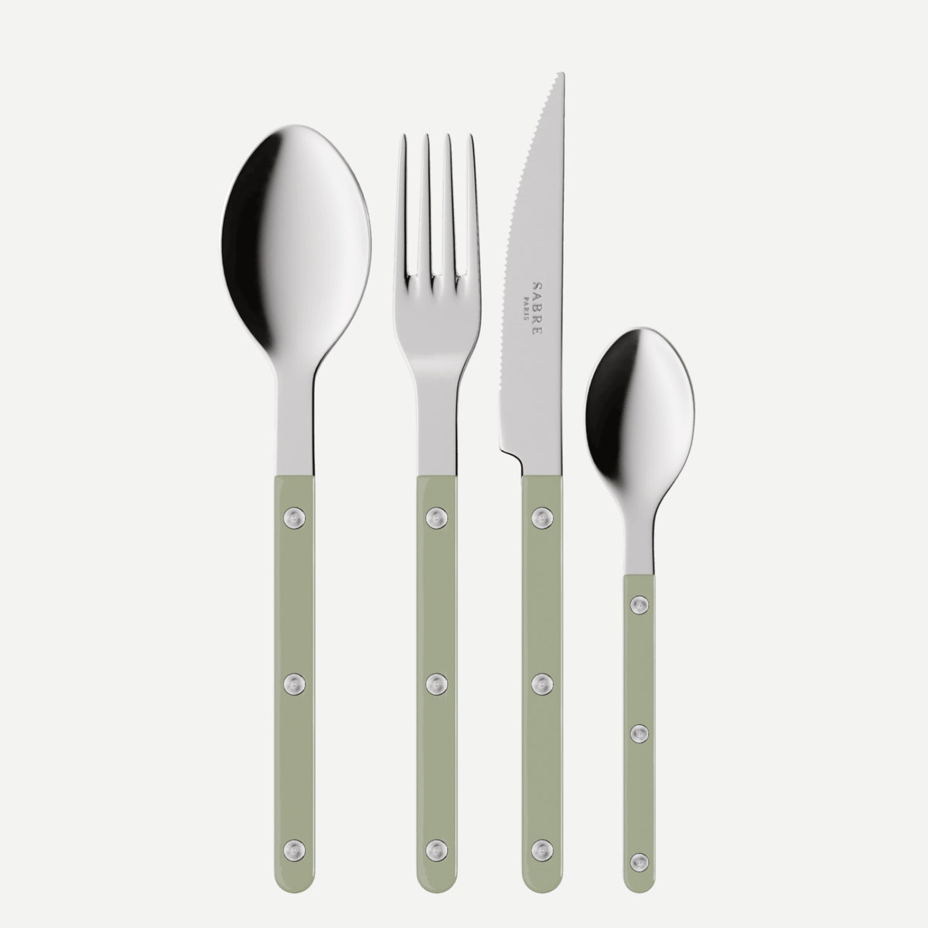 Couvert 4-delig Bistrot Solid Asparagus