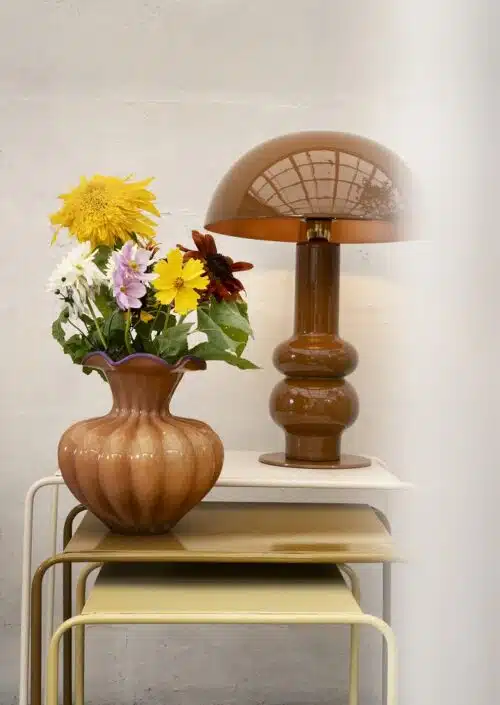 Glazen Vaas Abrikoos - Lilac