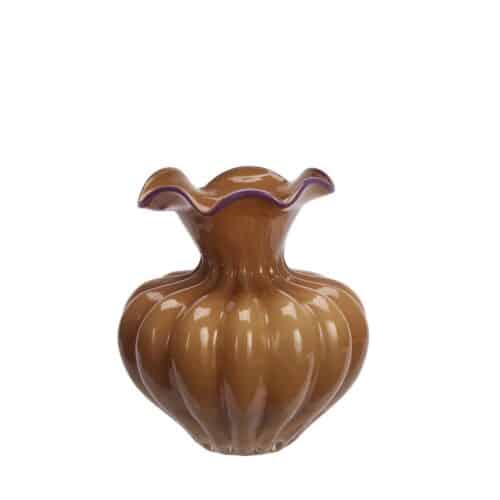 Glazen Vaas Abrikoos - Lilac