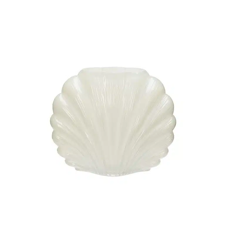 Glazen Vaas Shell Cream