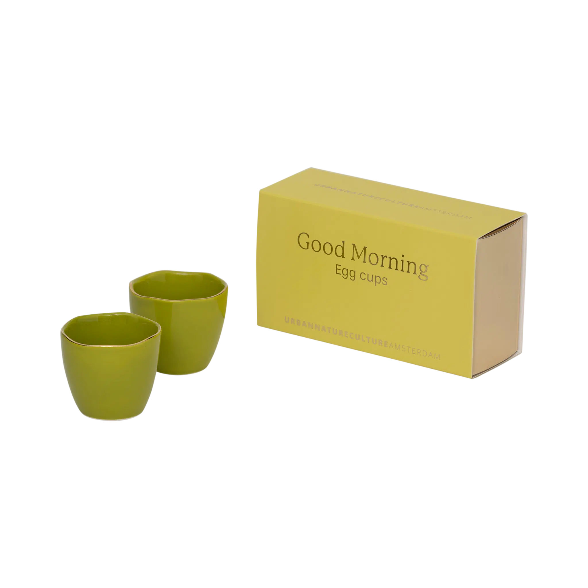 Good Morning Set/2 Egg Cups Split Pea