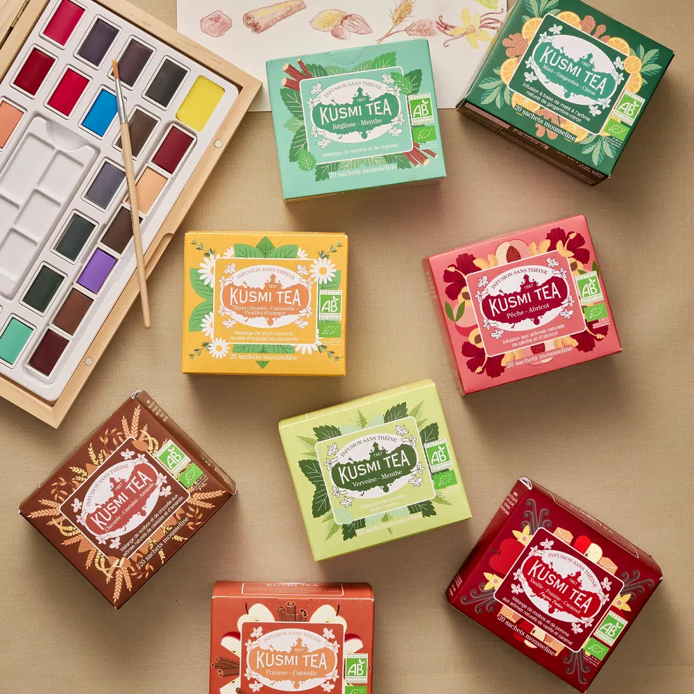 Kusmi Tea Cichorei Granen Amandelen Bio zakjes