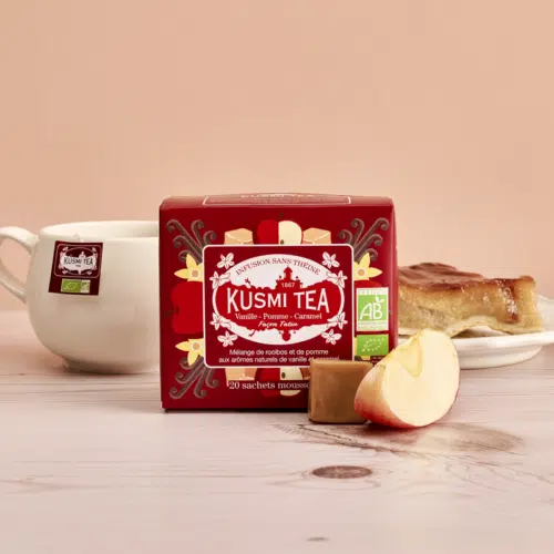 Kusmi Tea Rooibos Vanille Appel Karamel Bio zakjes