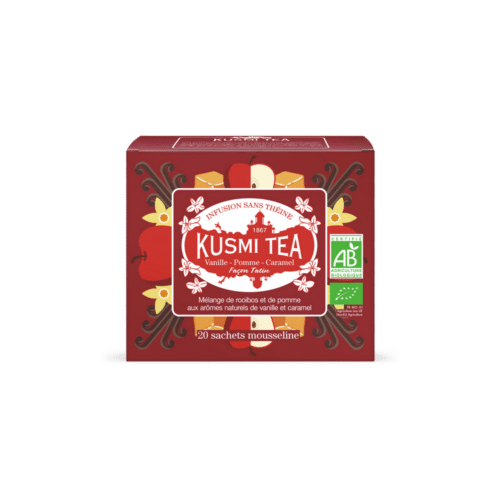 Kusmi Tea Rooibos Vanille Appel Karamel Bio zakjes