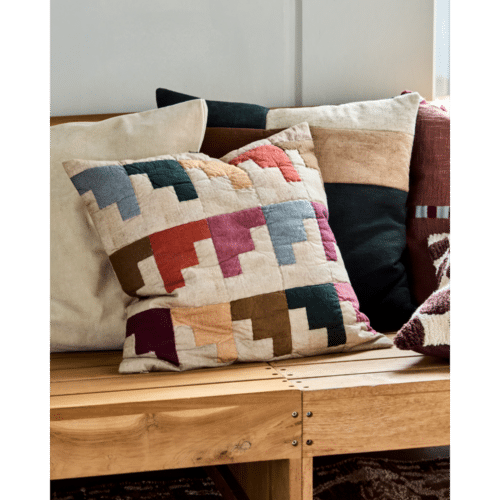 Kussenhoes Block Multi 50x50