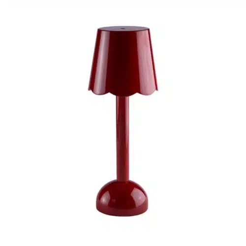 Lamp Scallop - Burgundy 28cm