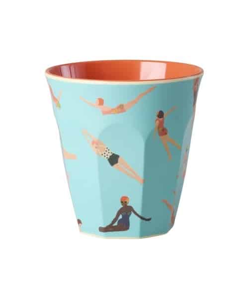 Melamine cup Retro Swimster Print
