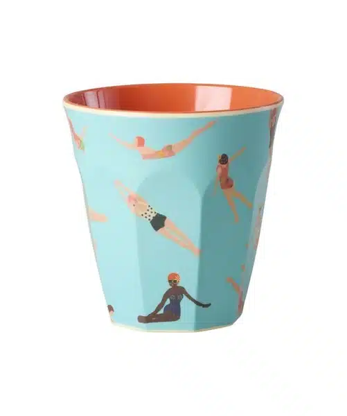 Melamine cup Retro Swimster Print