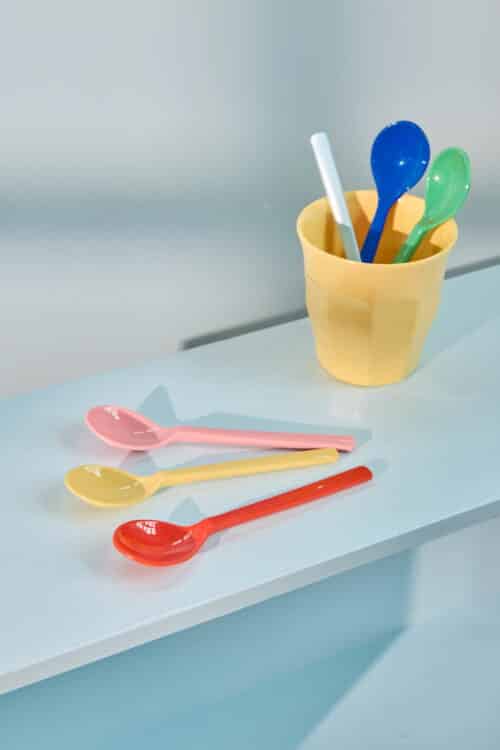Melamine lepeltjes Solid Colors HS26 set/6