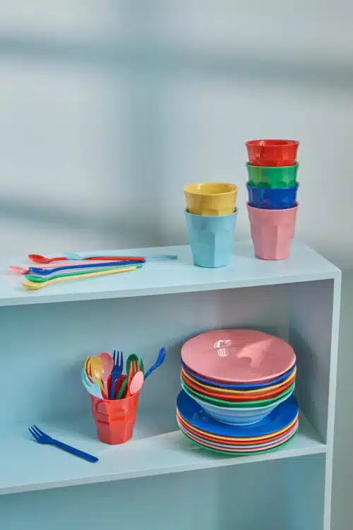 Melamine vorkjes Solid Colors HS26 set/6