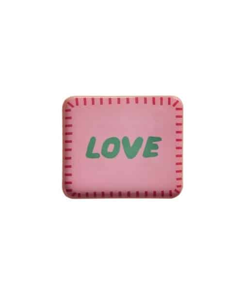 Metalen dienblad Love Klein