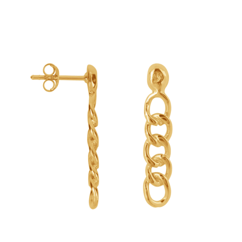 Oorbellen Chain Stud