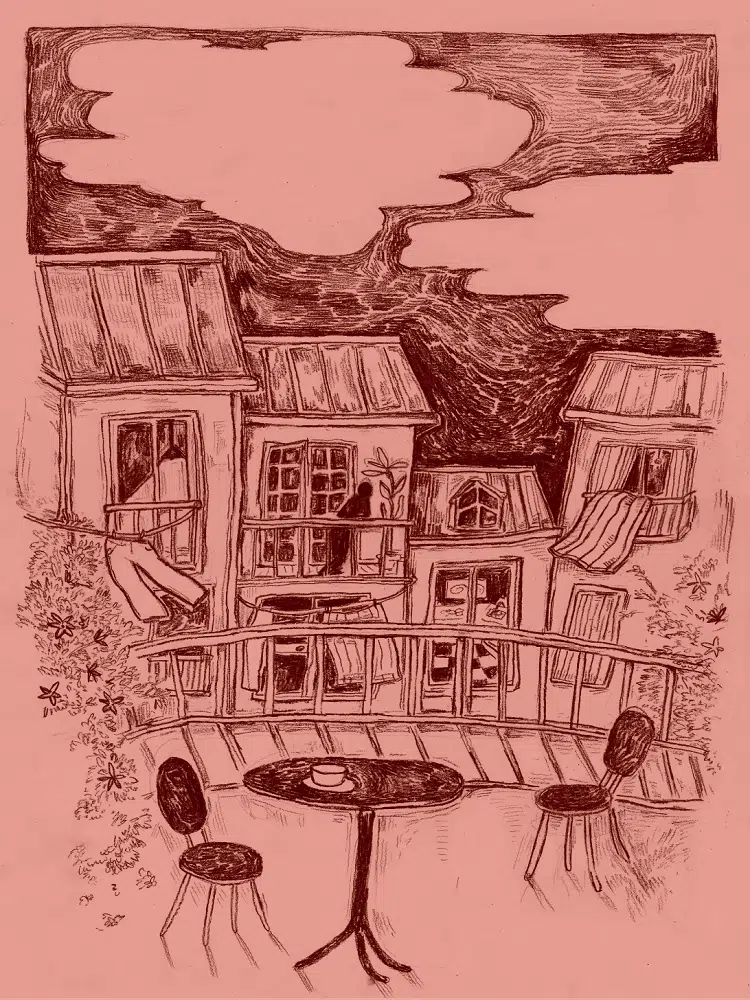 Print "Avondgloren" 30x40