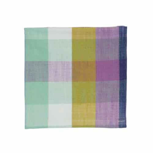 Servet katoen - Ruiten Multicolor