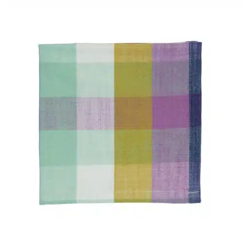 Servet katoen - Ruiten Multicolor