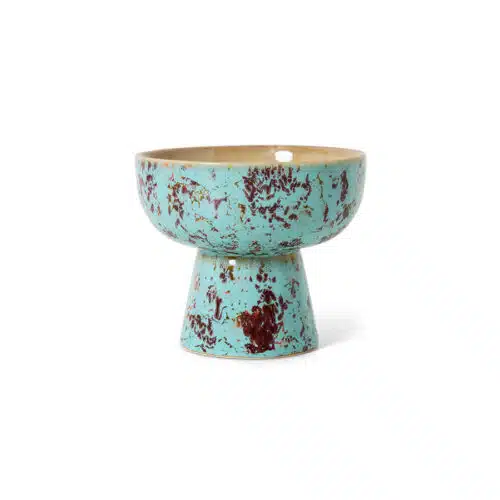 70's Ceramics Tapas Bowl On Base S - Patina
