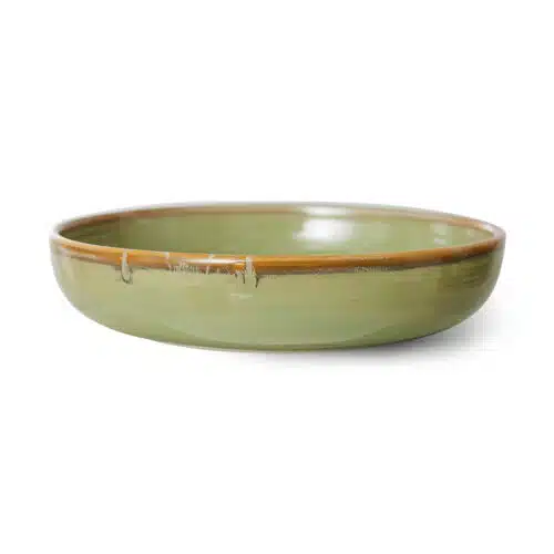 Chef's Ceramics - Deep Plate L - Moss Green
