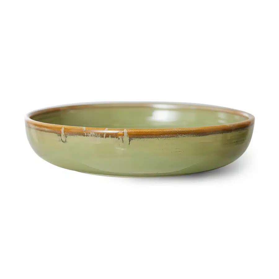 Chef's Ceramics - Deep Plate L - Moss Green