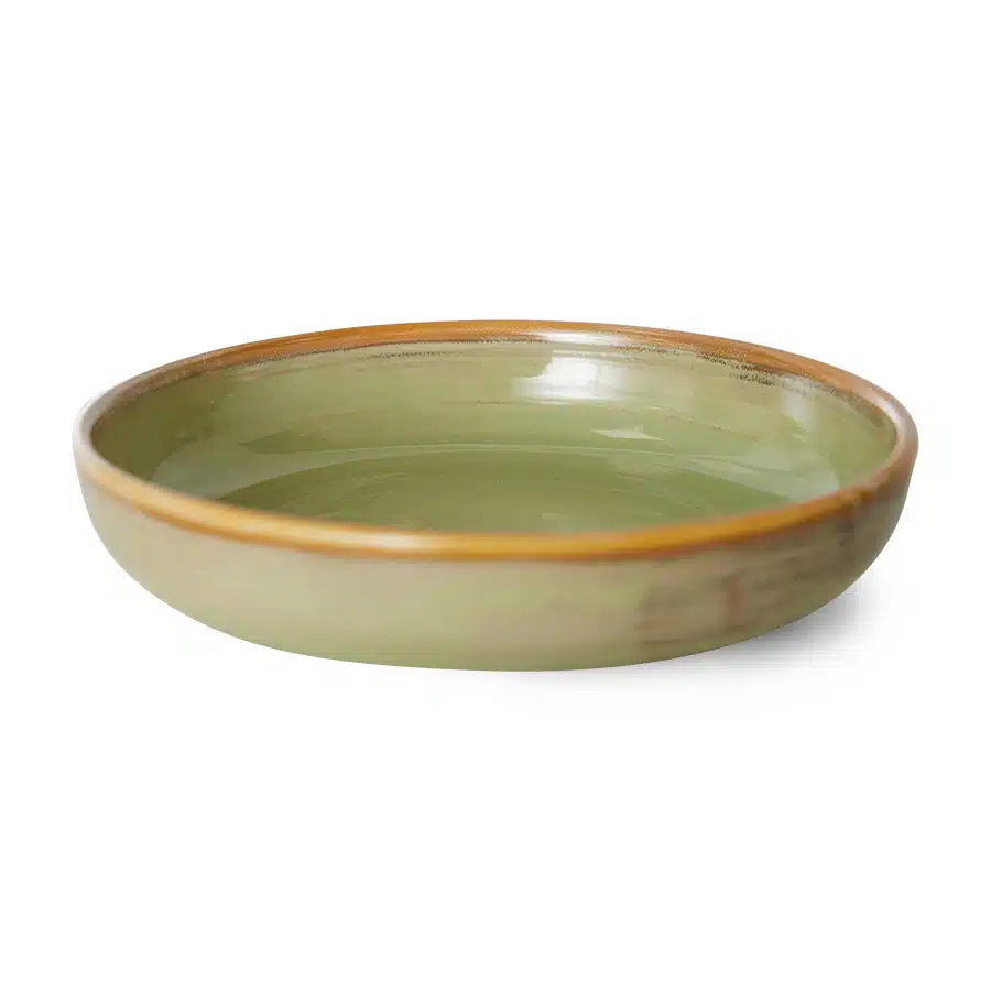 Chef's Ceramics - Deep Plate L - Moss Green