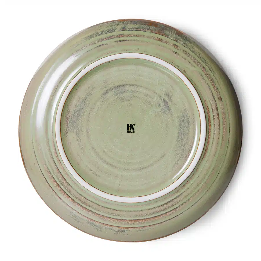 Chef's Ceramics - Deep Plate L - Moss Green