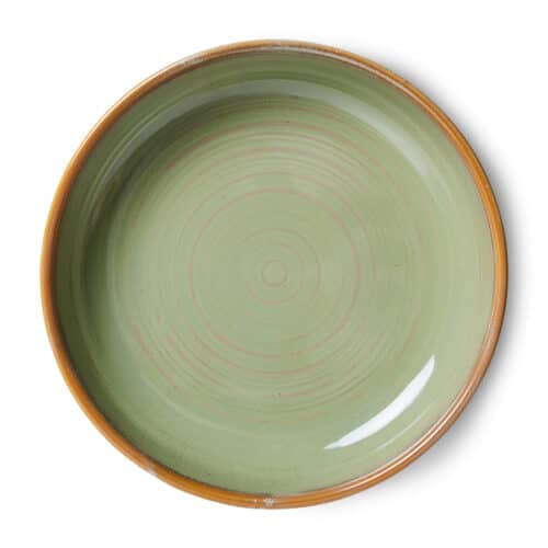 Chef's Ceramics - Deep Plate L - Moss Green