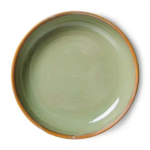 Chef's Ceramics - Deep Plate L - Moss Green
