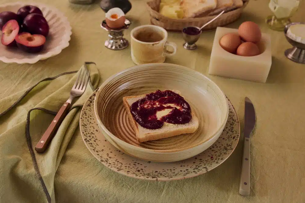Chef's Ceramics - Deep Plate L - Rustic Cream/Brown