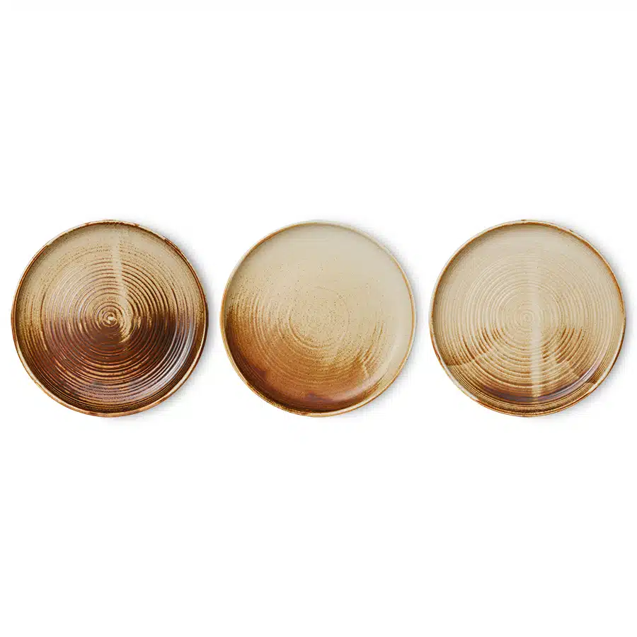 Chef's Ceramics - Dinner Plate L - Rustic Cream/Brown
