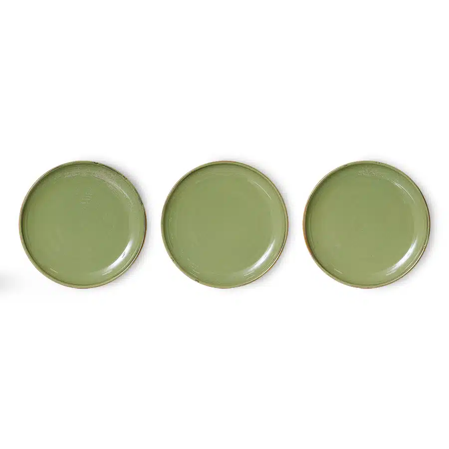 Chef's Ceramics - Side Plate - Moss Green