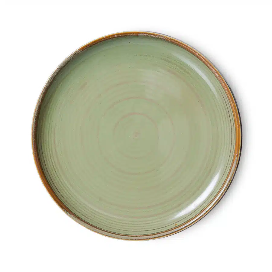 Chef's Ceramics - Side Plate - Moss Green