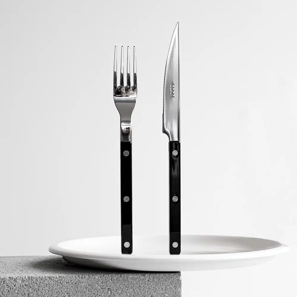 Couvert 4-delig Bistrot Solid Black