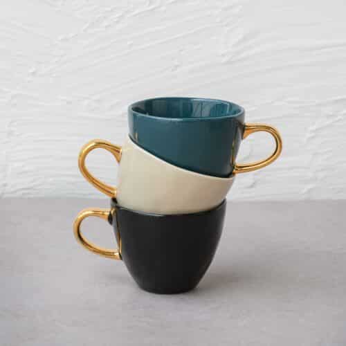 Good Morning Cup Coffee Gray Morn
