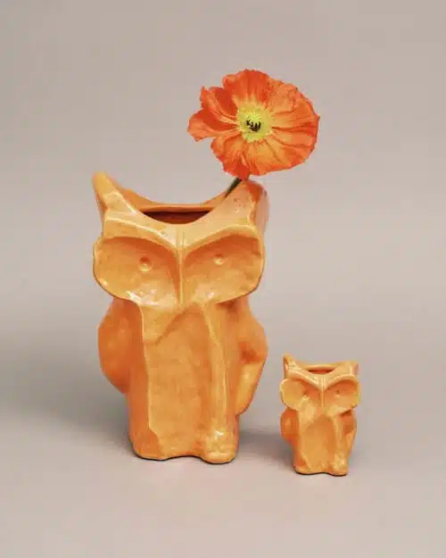 Marni Owl Vase XS Orange