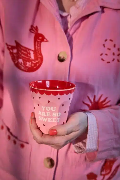 Melamine cup Pink Snoopy Print