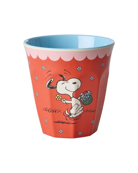 Melamine cup Red Snoopy Print