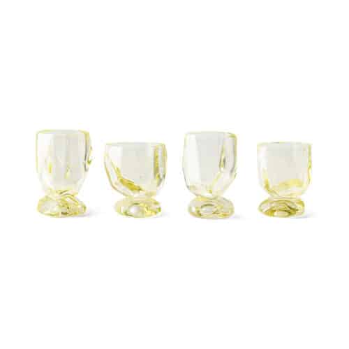 Nienke Sikkema for HKLIVING Glazen Citrine set/4