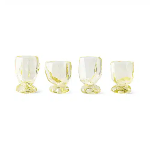 Nienke Sikkema for HKLIVING Glazen Citrine set/4