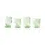 Nienke Sikkema for HKLIVING Glazen Peridot set/4