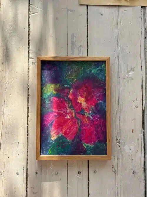 Poster Floating Flowers A4