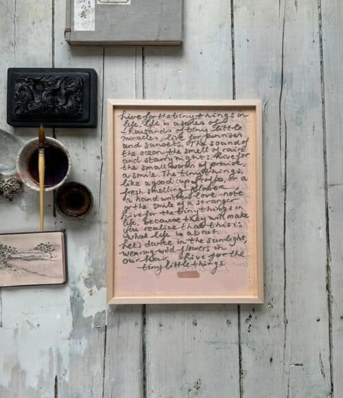 Poster tiny Little Things 30x40