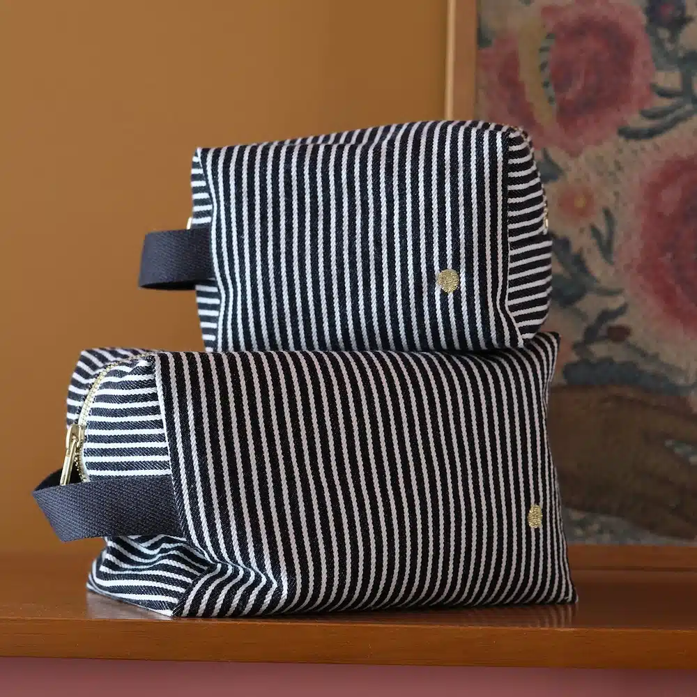 Pouch Cube Basile Caviar Large