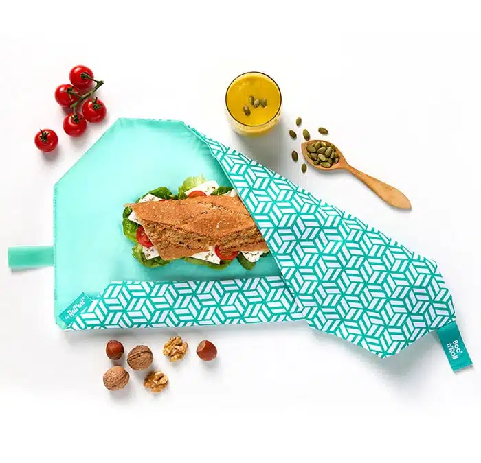 Sandwich wrapper Tiles groen