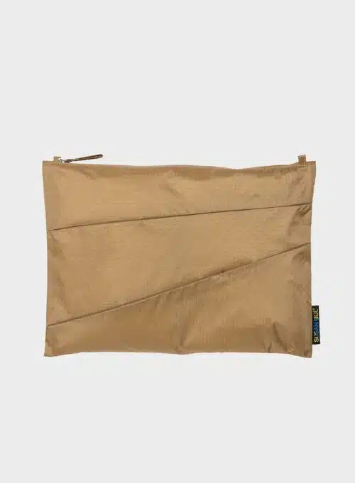 The New Pouch Large Mono Camel