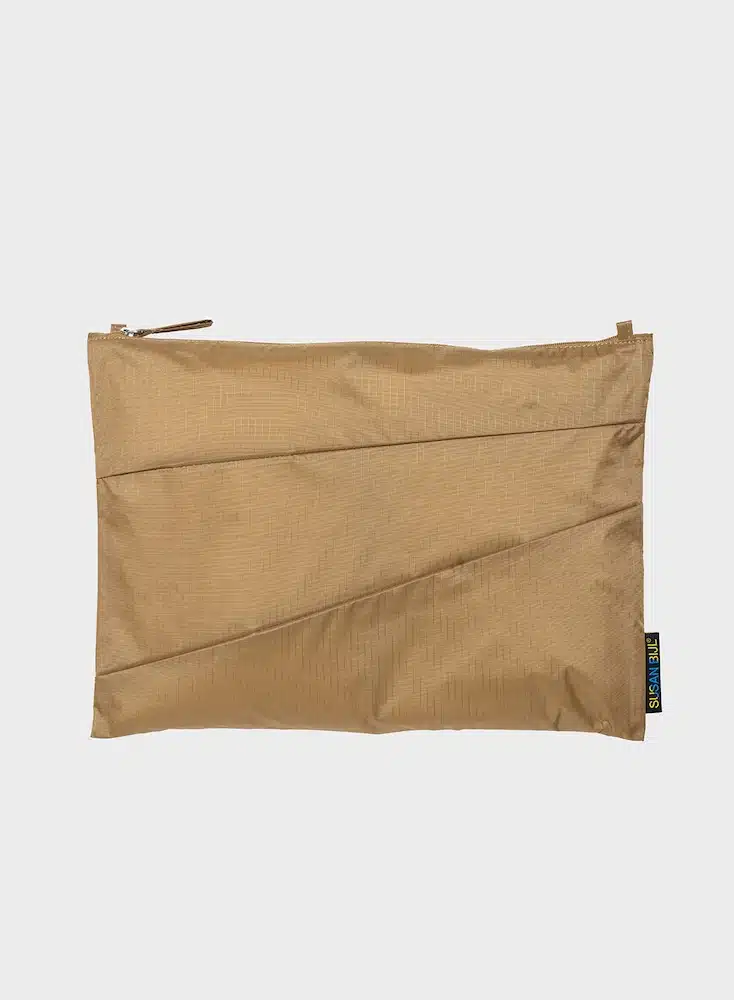 The New Pouch Large Mono Camel