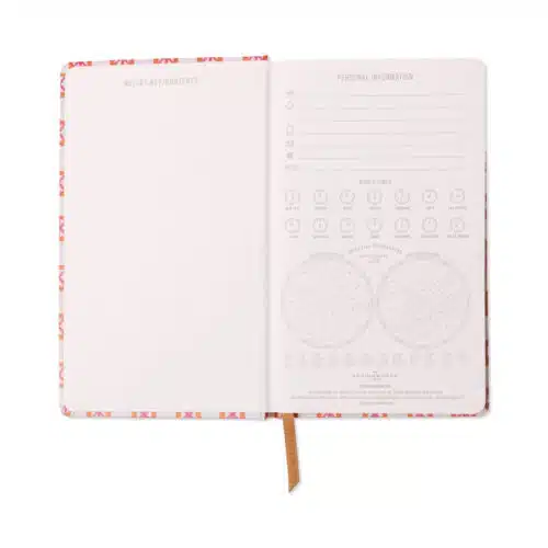 Tulip Journal Orange Check