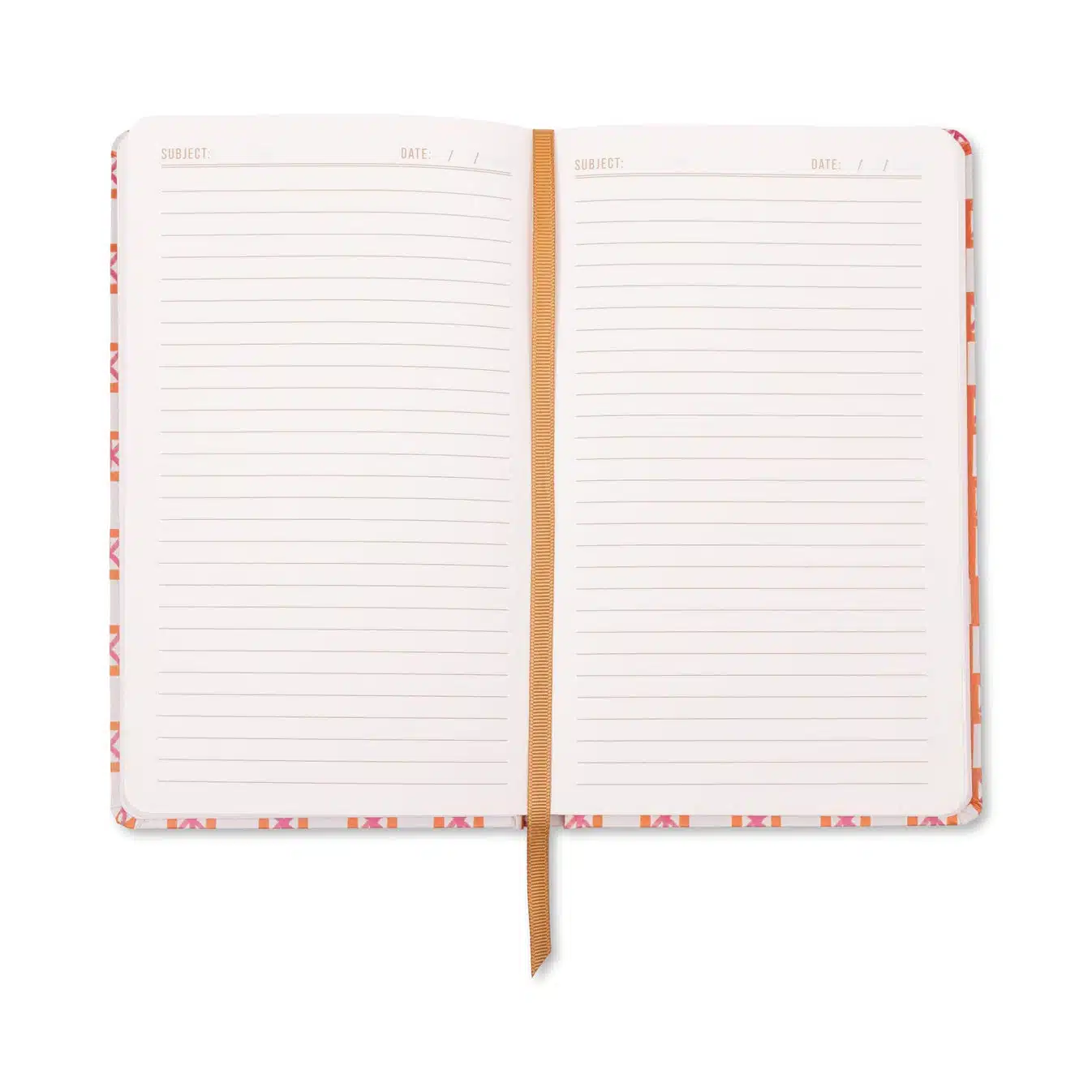 Tulip Journal Orange Check