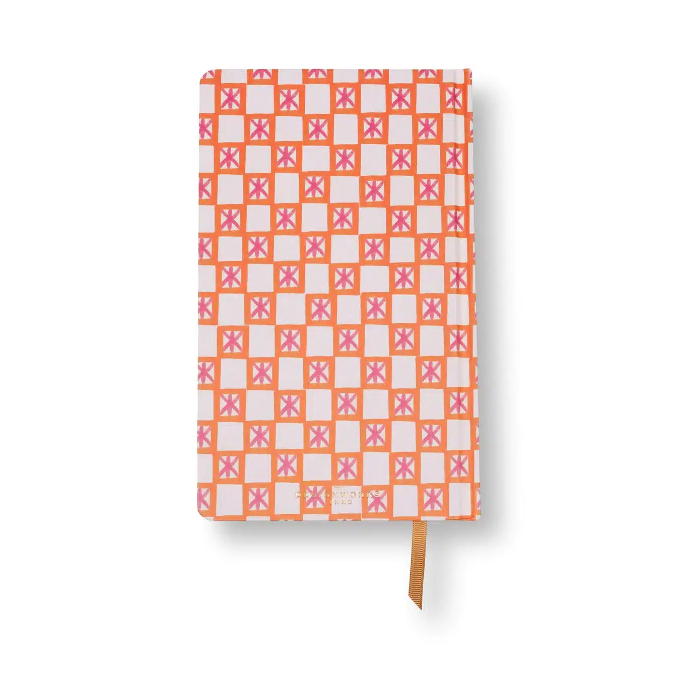 Tulip Journal Orange Check